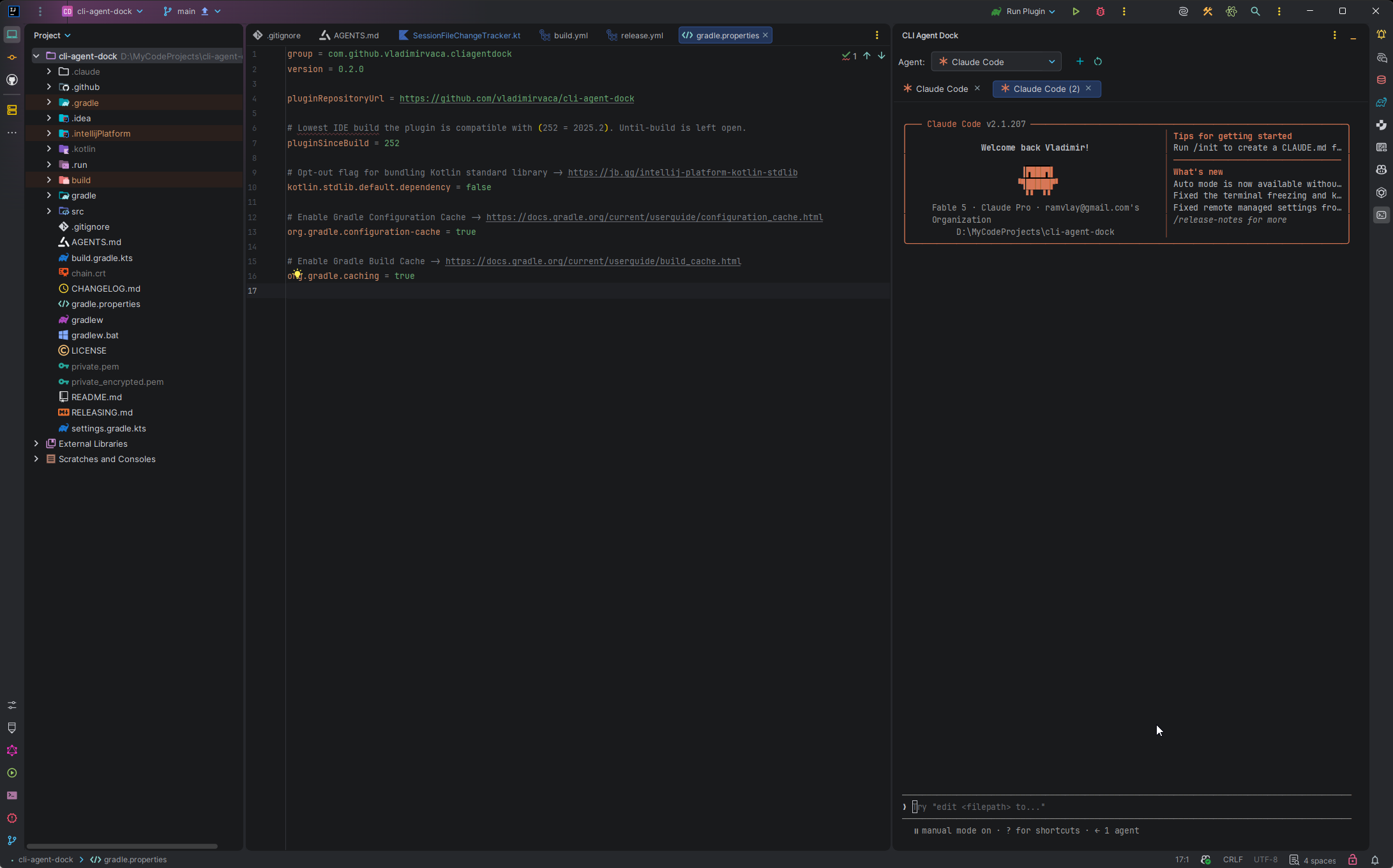 CLI Agent Dock